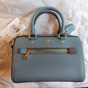 Coach Marine Color Mini Rowan Crossbody Purse